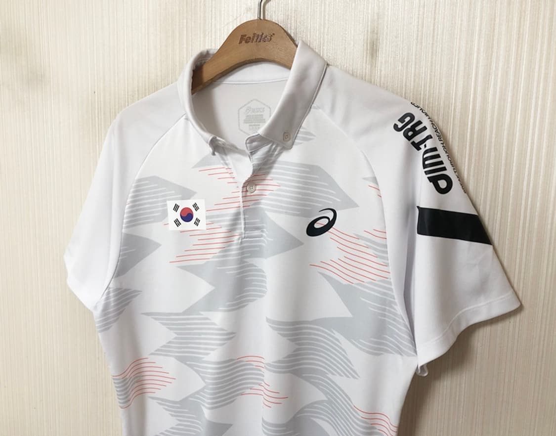 아식스국대 국대KOREA 국대지급실착 폴로티셔츠 L 상품이미지6