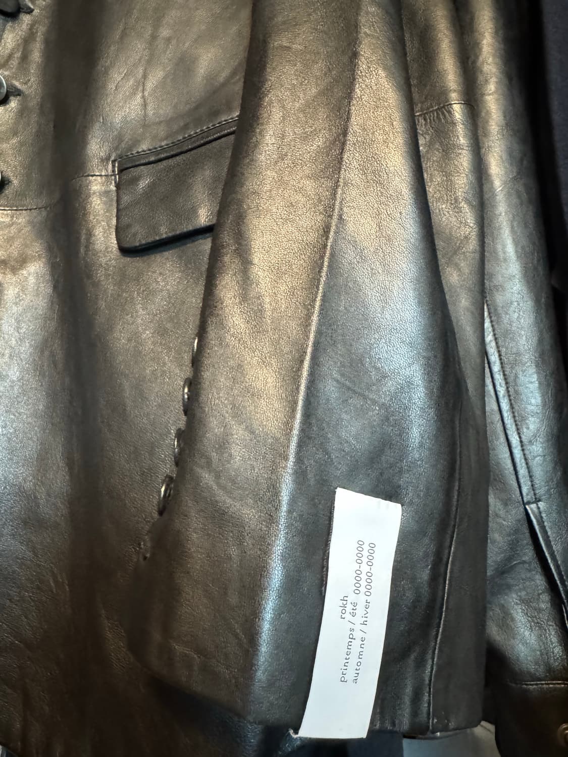 이수혁 rokh h&m 콜라보 가죽자켓 상품이미지7