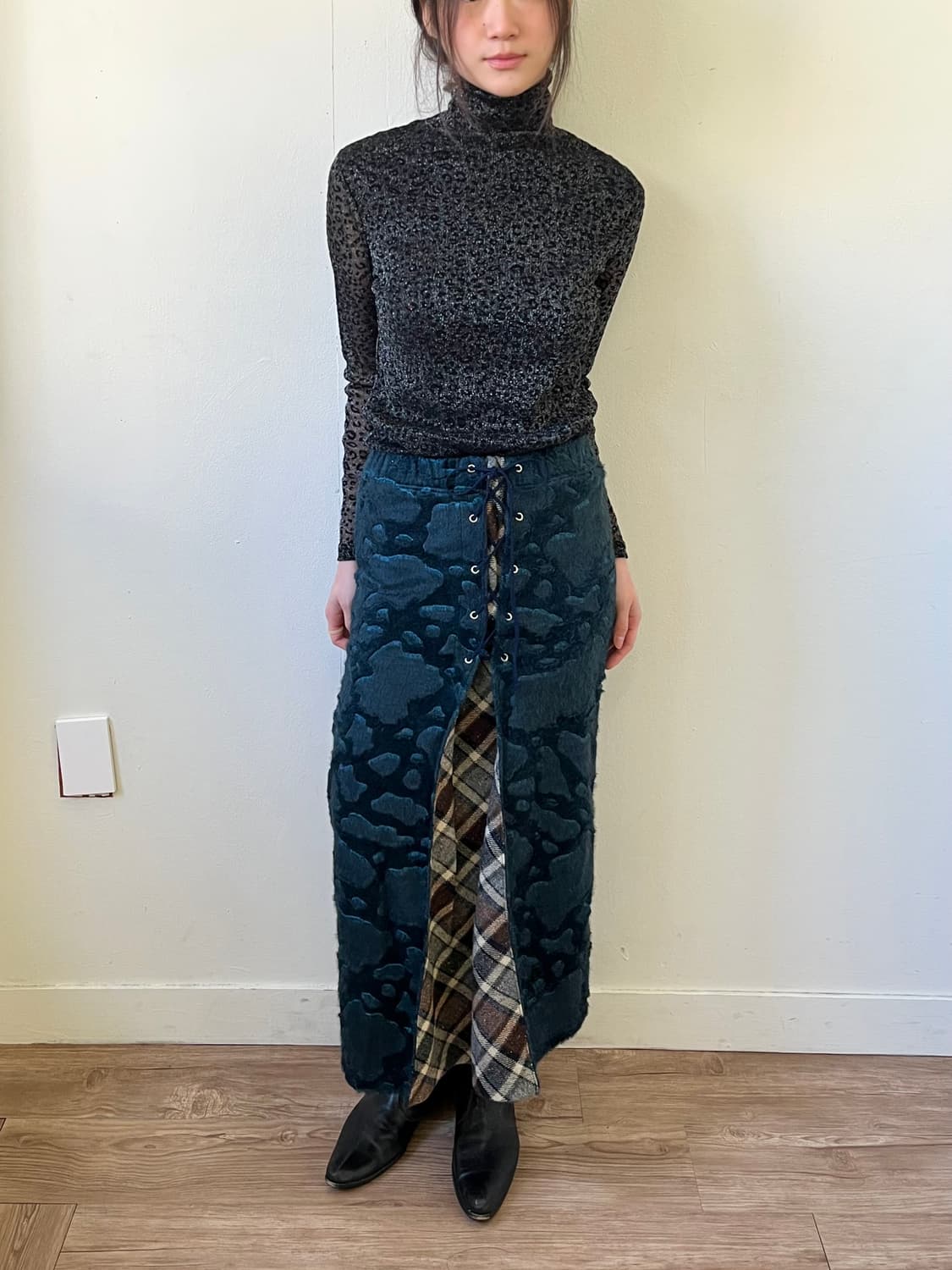 ALGONQUINS 아카이브 퍼 스커트 상품이미지4