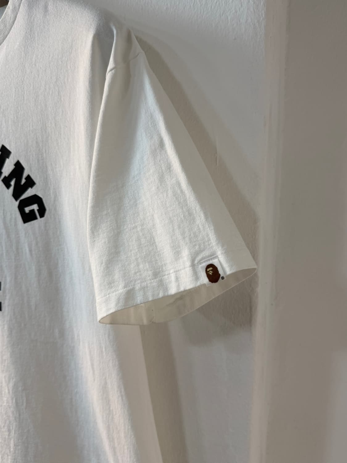 베이프 컬러 카모 컬리지 반팔 티셔츠  상품이미지3