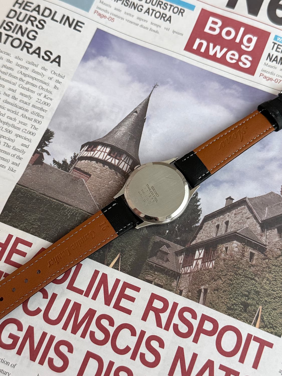 세이코 Seiko 쿼츠 래더 상품이미지3