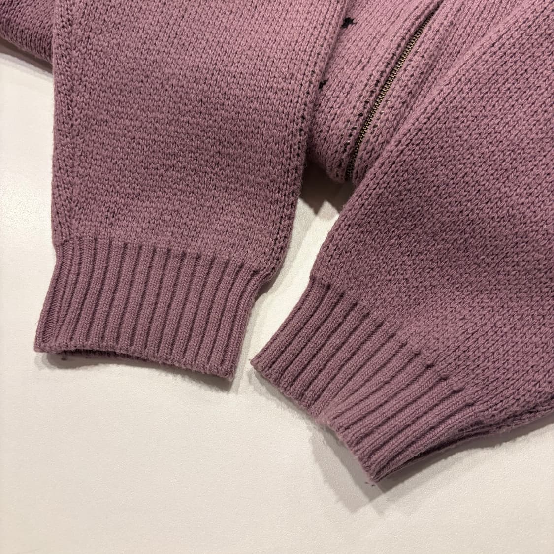 [L] 디스이즈네버댓 x 그레이트풀데드 퍼플 니트 후드 집업 C703 상품이미지7