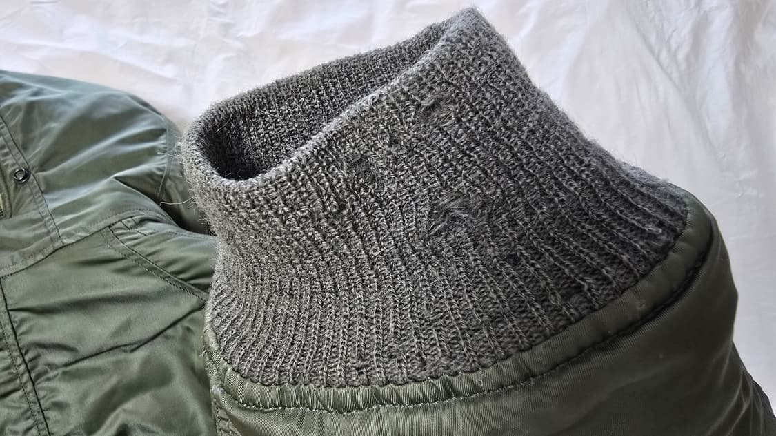 N-2B 오리지널 1972 코요테 퍼 미공군 자켓 Medium 상품이미지7