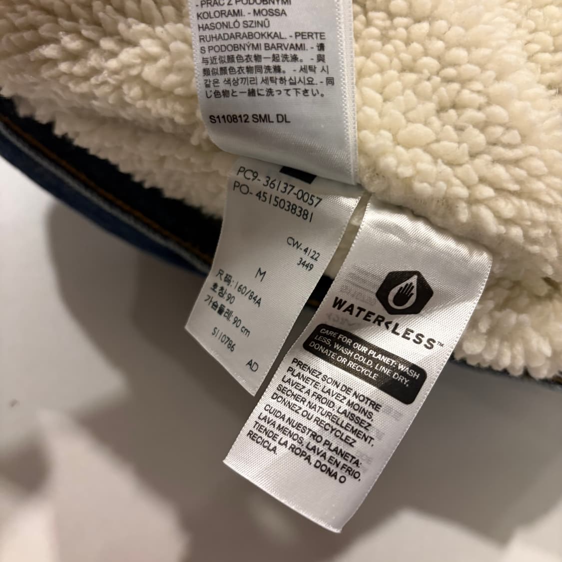 [M] 리바이스 청자켓 데님 쉐르파 트러커 D140 상품이미지10