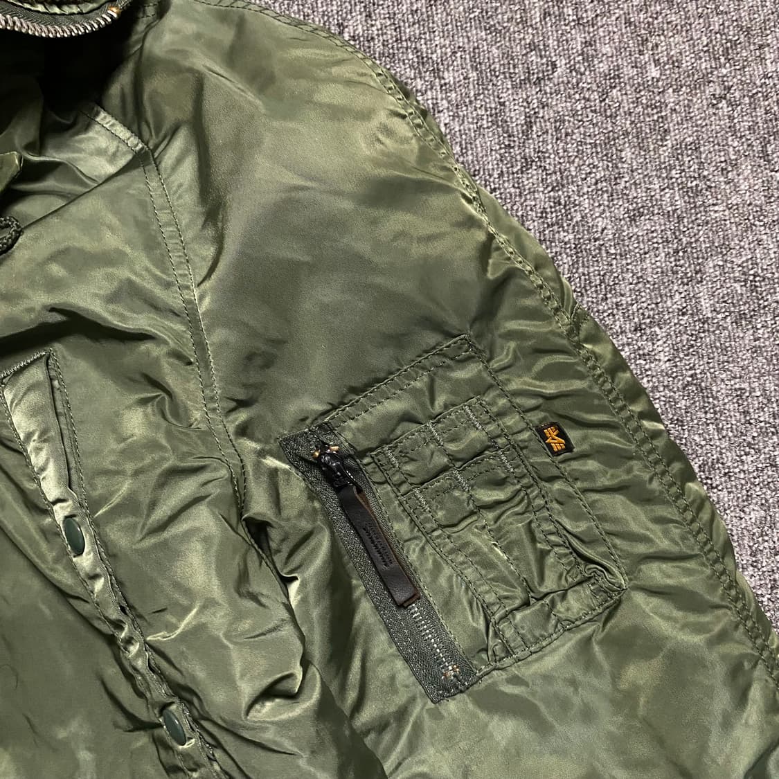 🌊USA Alpha N-3B OliveGreen 상품이미지5