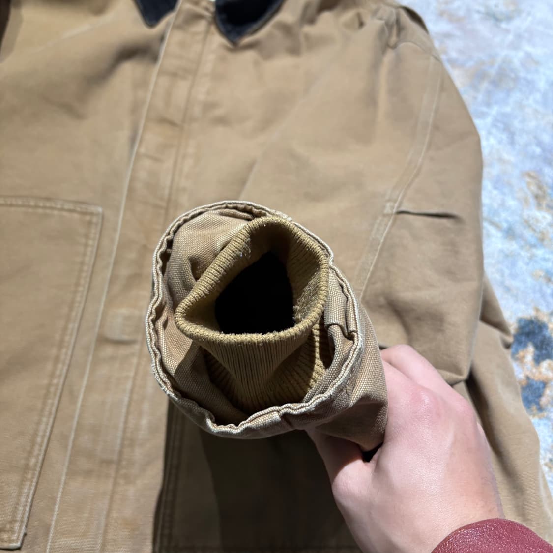 칼하트 J164 빈티지 코듀로이 카라 워크 자켓 상품이미지7