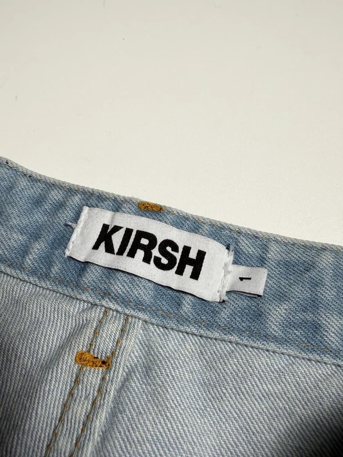 키르시 KIRSH 라이트 블루 워싱 부츠컷 데님 팬츠 R2150 상품이미지7