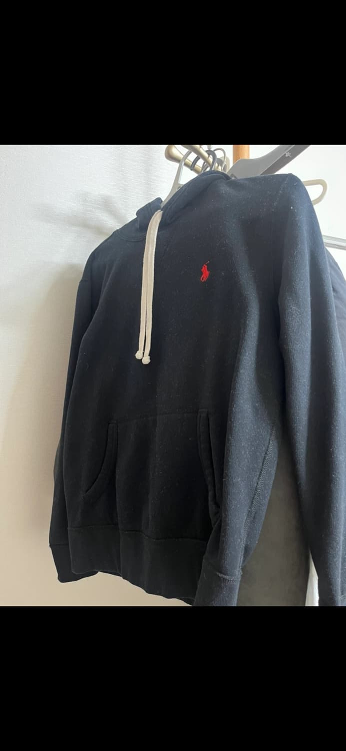 폴로 랄프로렌 블랙 후드티 S 상품이미지1