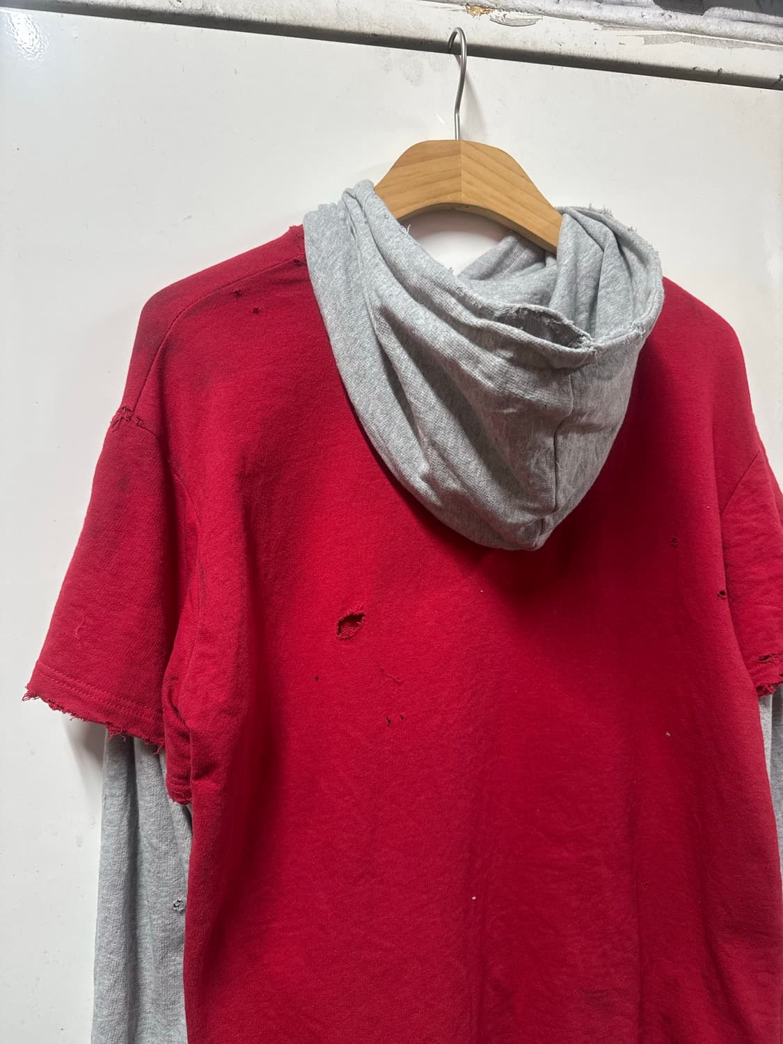 빈티지 레이어드 후드티 상품이미지7