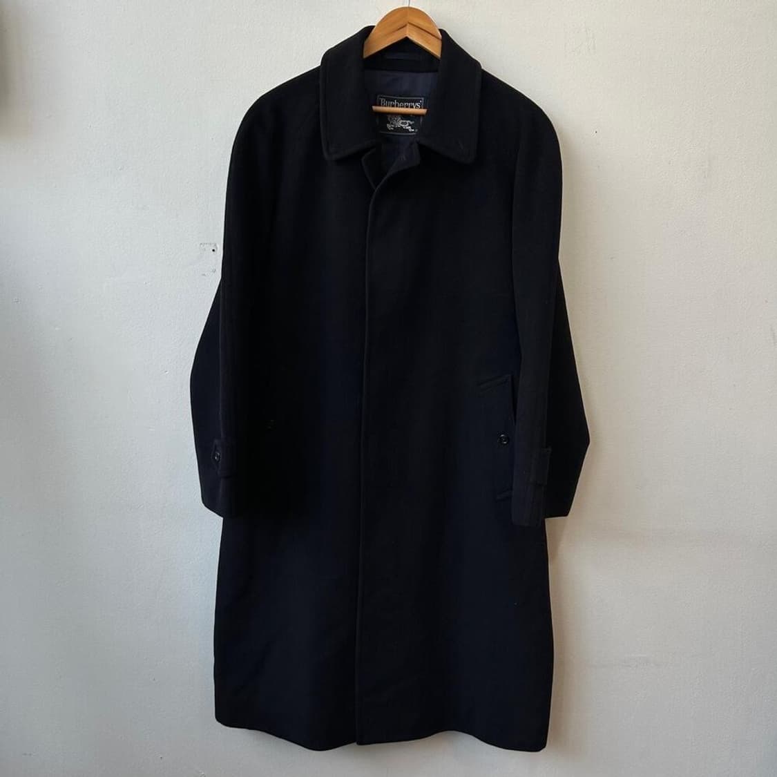 9879 - 버버리 블랙 울 코트 상품이미지4