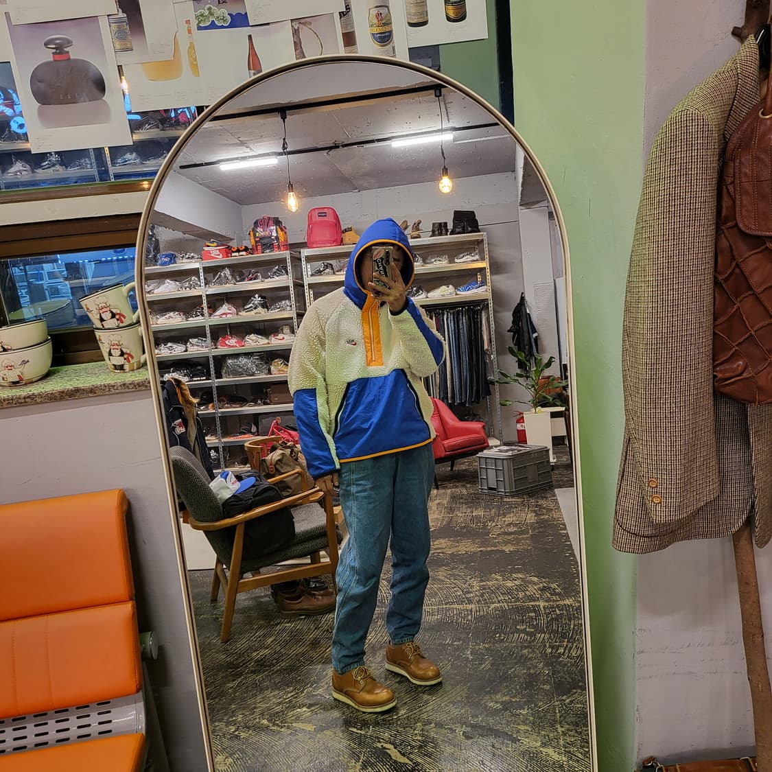 나이키 쉐르파 플리스 아노락 (XL) 상품이미지2