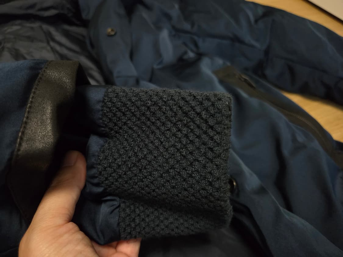 시스템 옴므 양털 너구리퍼 가죽 구스다운 롱패딩 상품이미지8