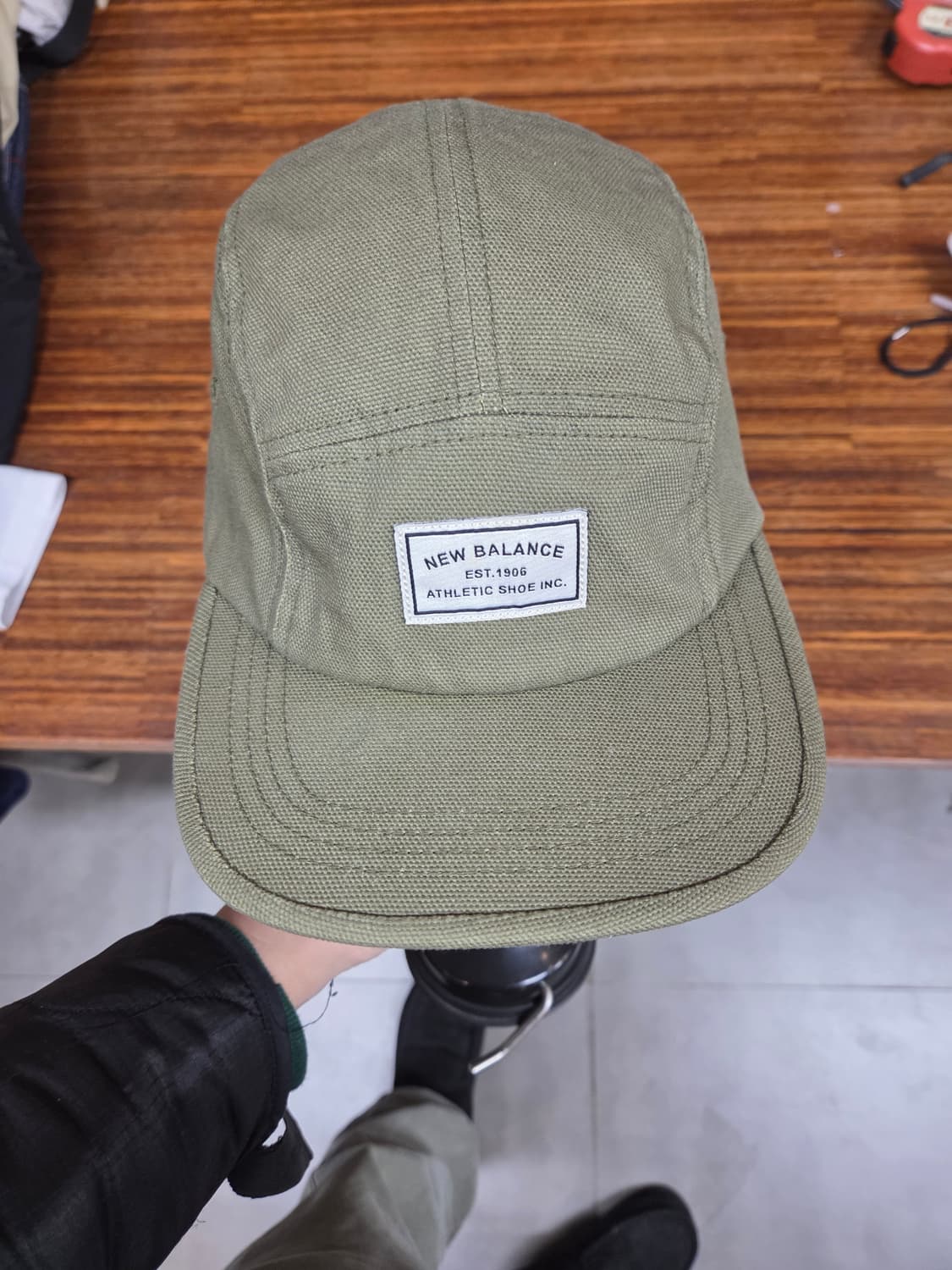 뉴발란스 기본로고 캠프캡 모자 프리  상품이미지1