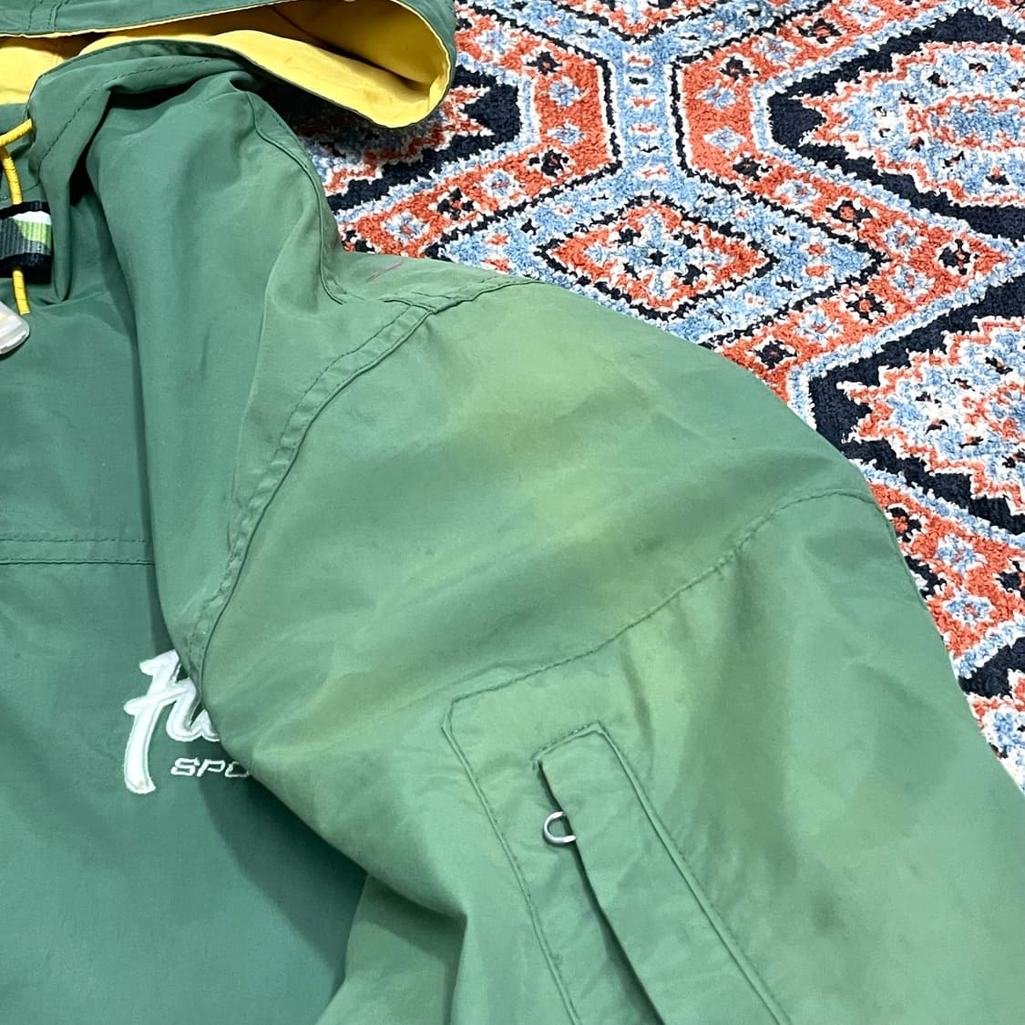 후부스포츠 그린 바람막이 점퍼 남성95 상품이미지4