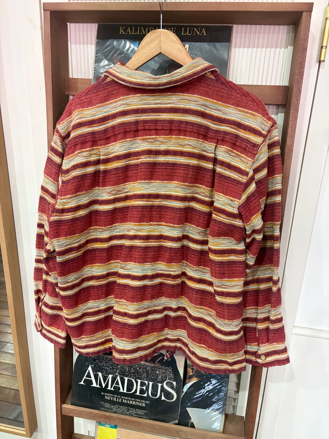 J53 슈가케인 케이블 스트라이프 긴팔 셔츠 상품이미지6