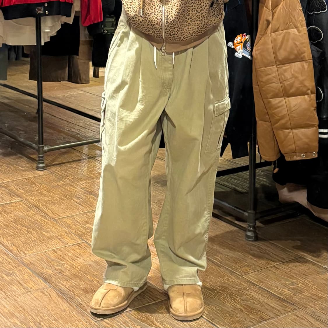 [HI] VTG 카고 팬츠 베이지 상품이미지2