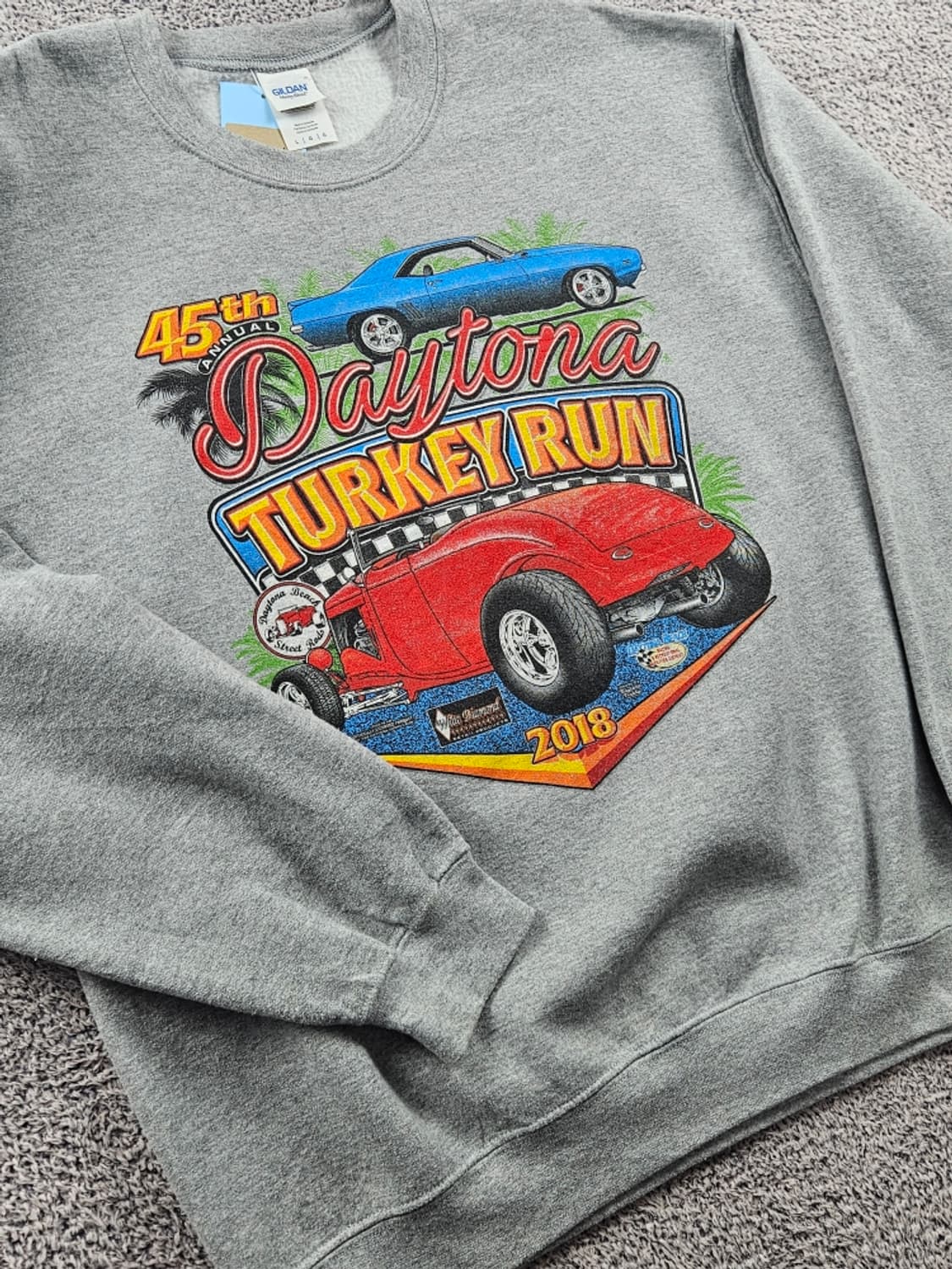 길단 레이싱 데이토나 터키런 맨투맨 스웻 셔츠 ( L ) / 10935 상품이미지6