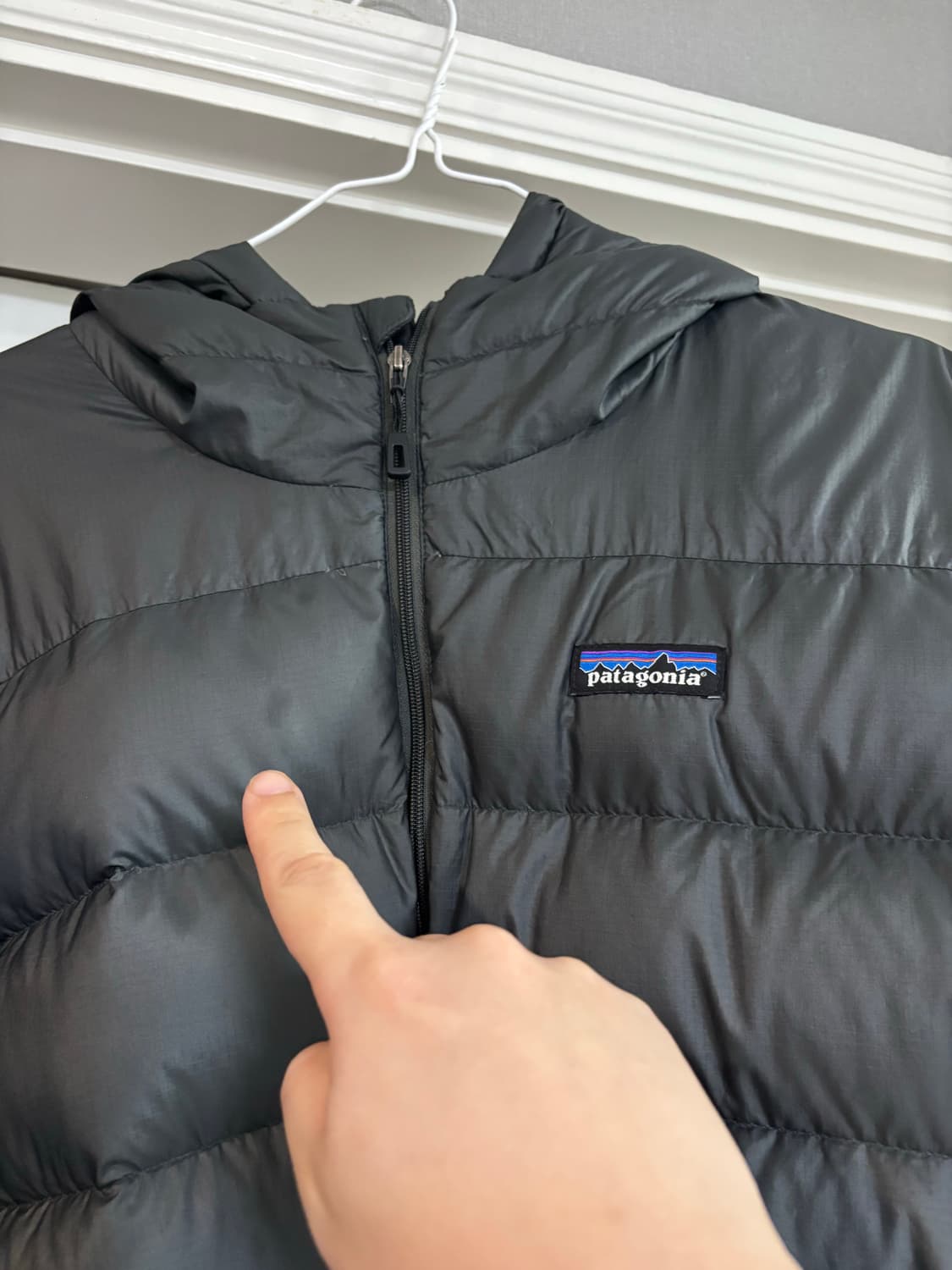 [L/오염] 파타고니아 경량패딩 그레이 상품이미지8