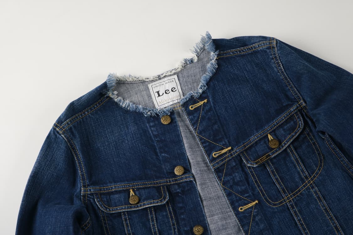 [여성 M] LEE리  컷오프 데님자켓 상품이미지2