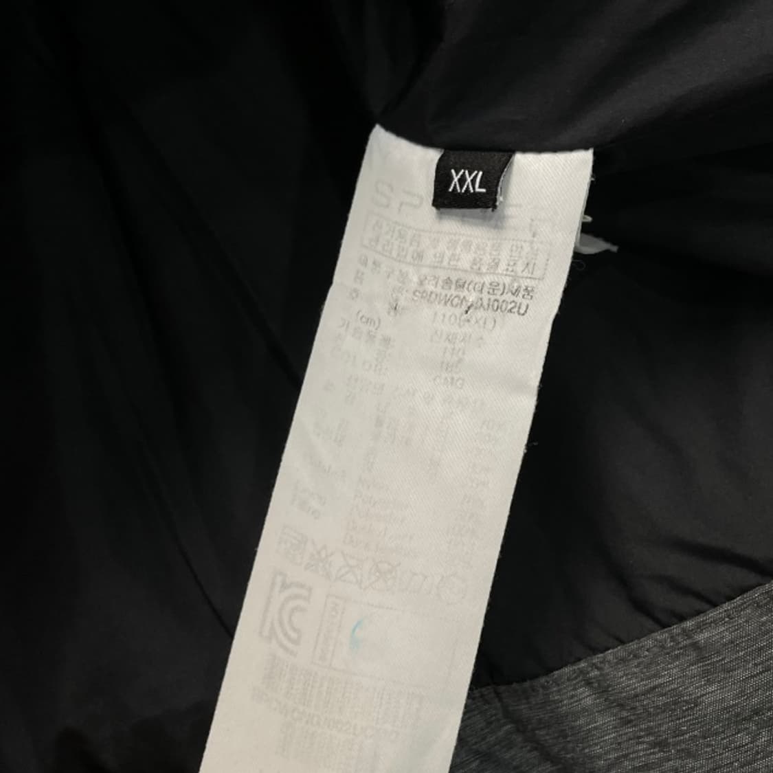 105 스파이더 덕다운 그레이 패딩 상품이미지5