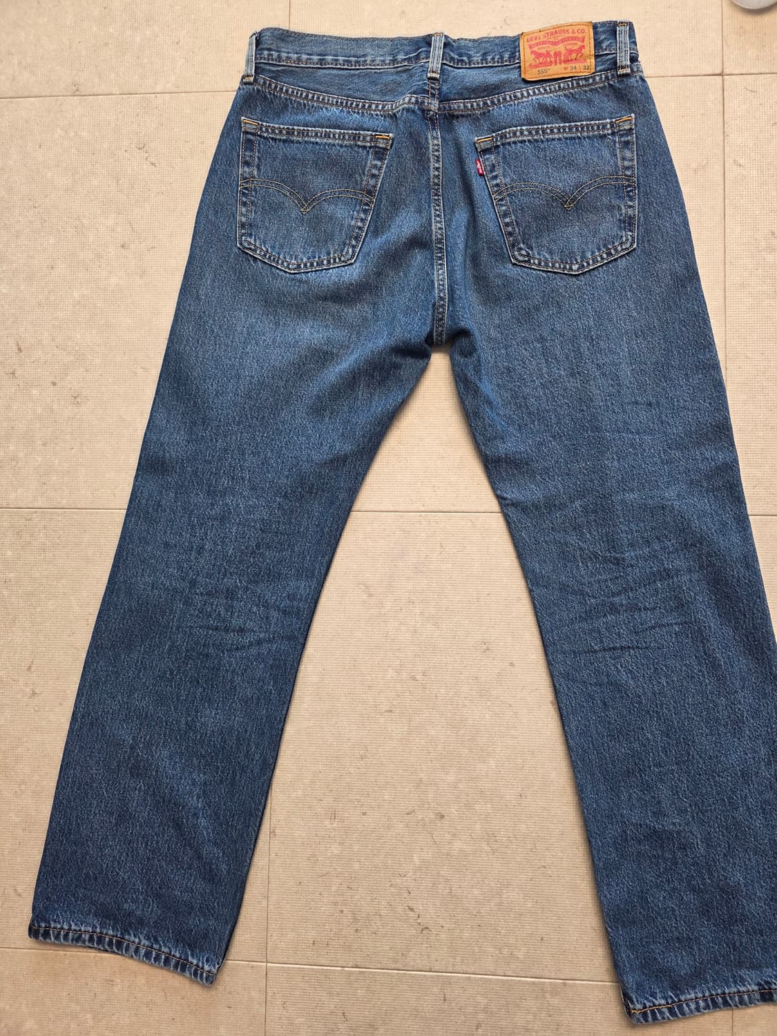 리바이스 555 릴렉스 스트레이트 중청 34/32 팔아요 상품이미지4