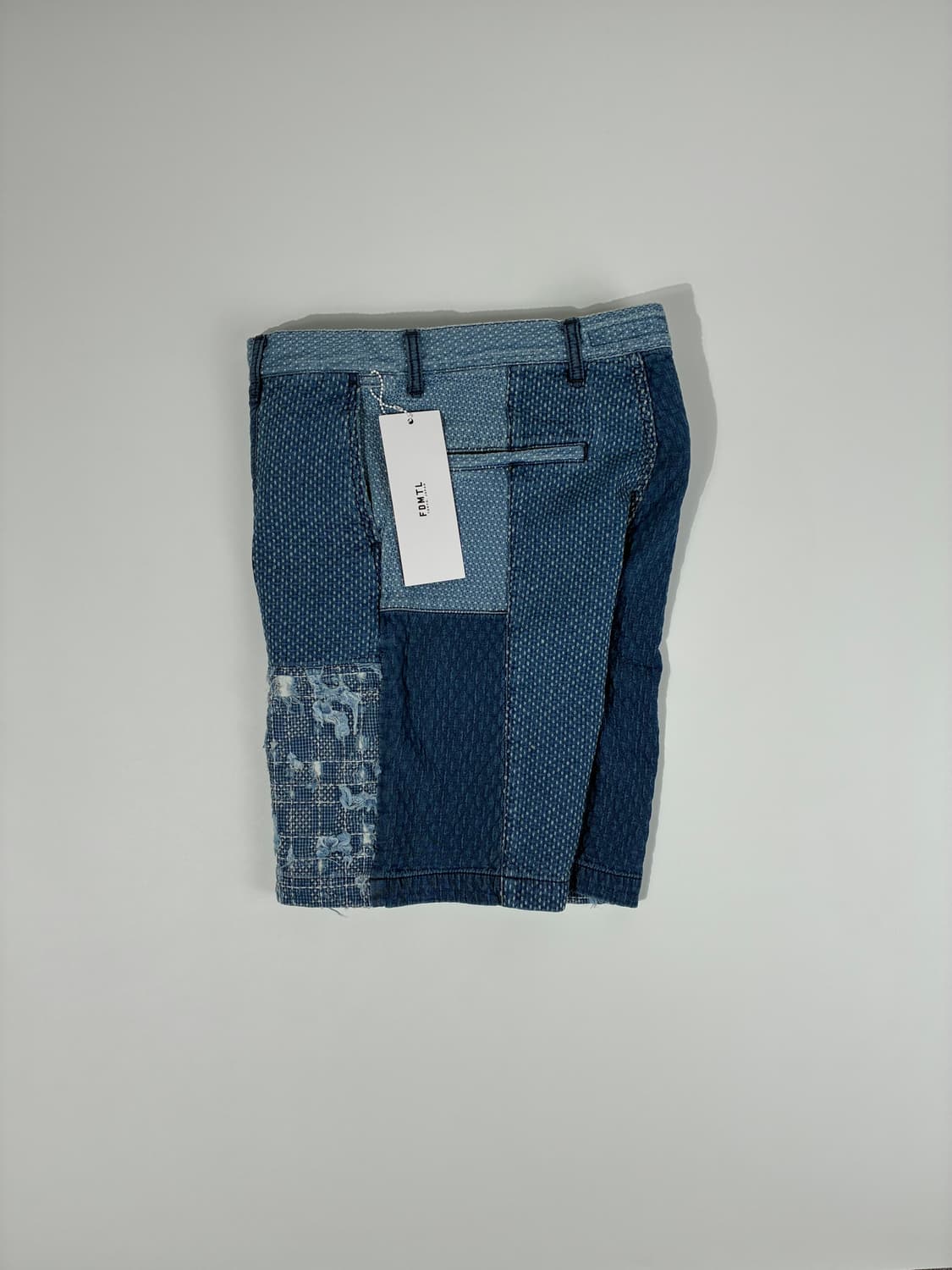 FDMTL 펀더멘탈 사시코 보로 데님 반바지 상품이미지2