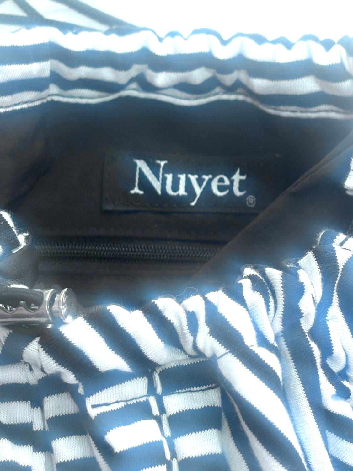 Nuyet 누엣 Stripe rabbit hoodie bag 상품이미지3