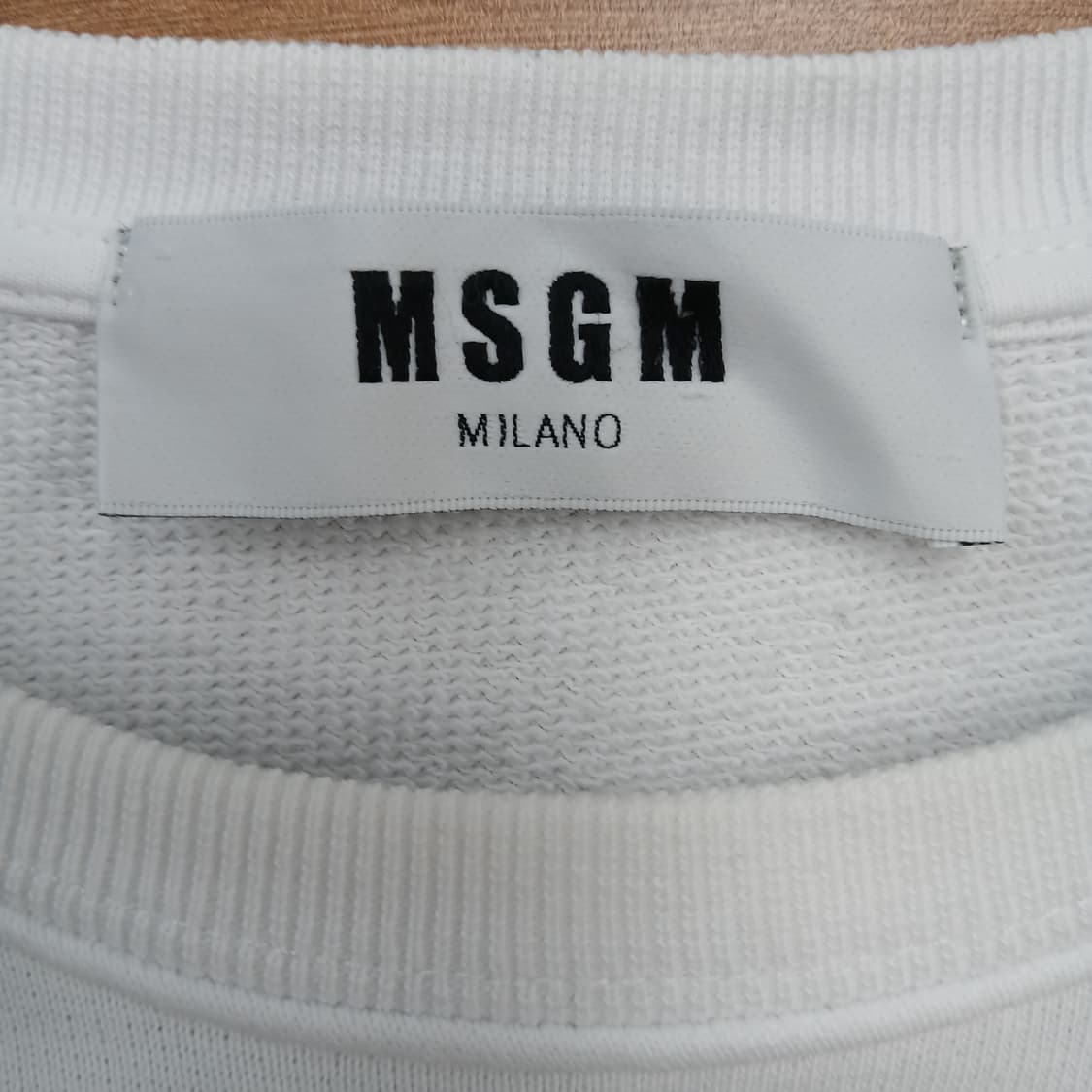 MSGM 화이트 맨투맨 상품이미지6