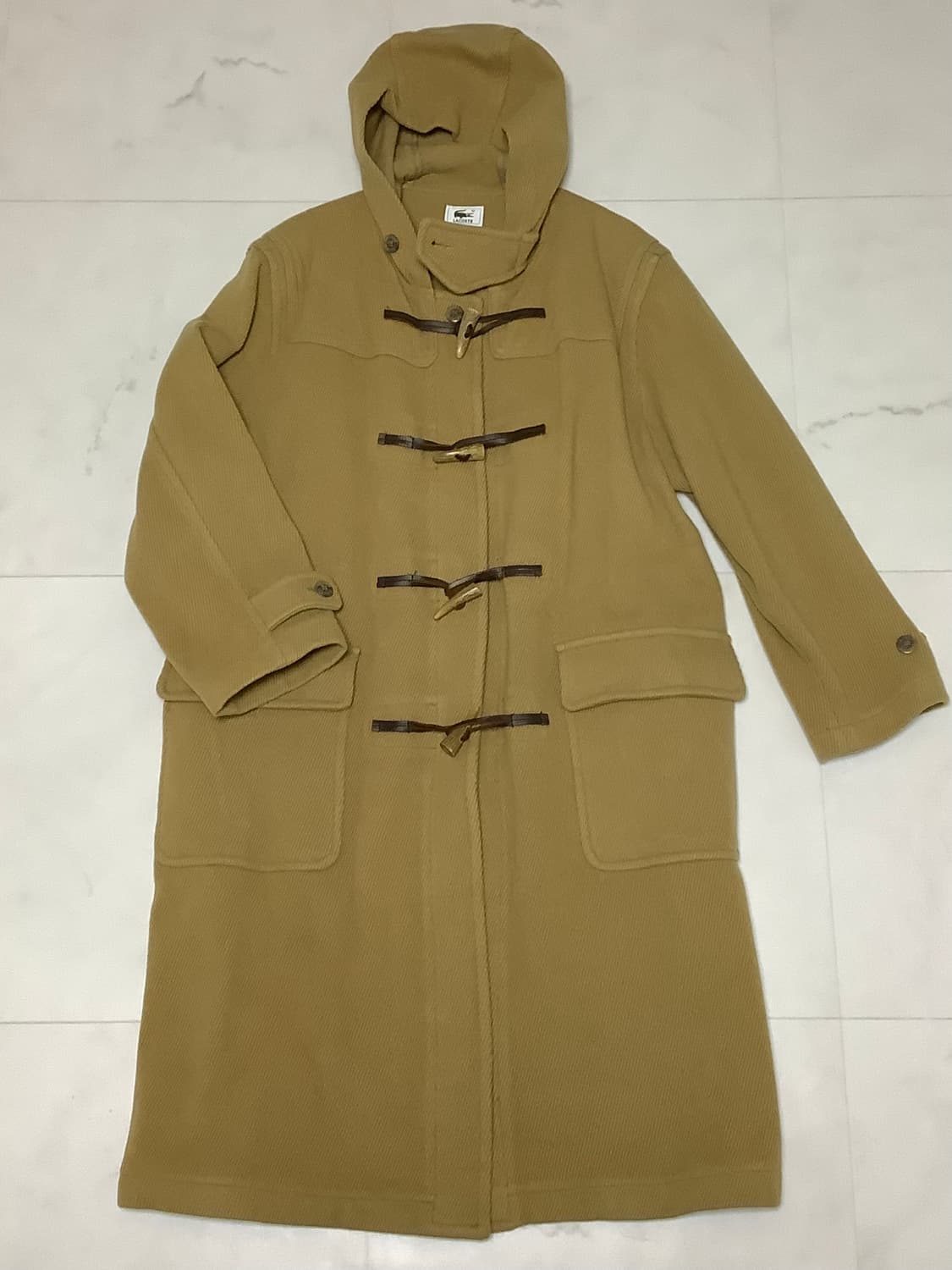 라코스테 후드 더플코트 떡볶이코트 상품이미지2