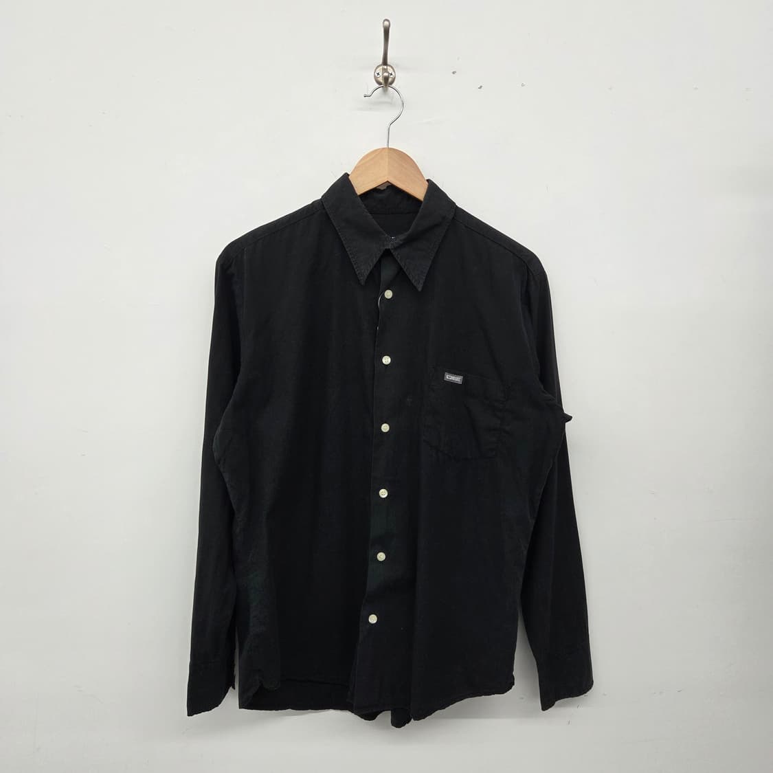 디젤 빈티지 블랙 긴팔 셔츠 남m 상품이미지1