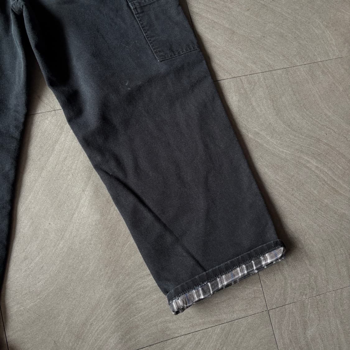 칼하트 정품 오리지널 b111 블랙 싱글니 카펜터 팬츠 상품이미지4
