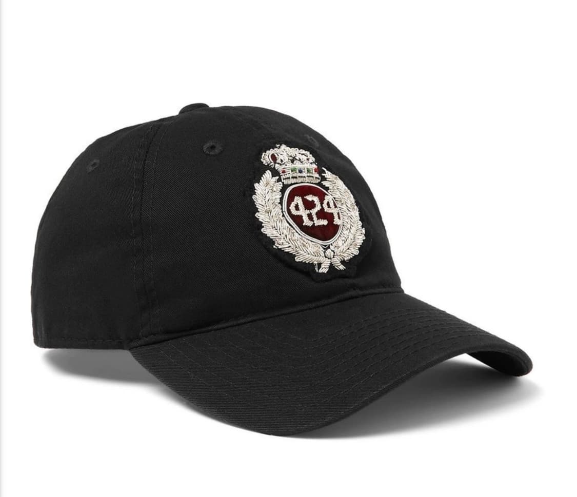 424 logo appliqued cotton twill cap 상품이미지1