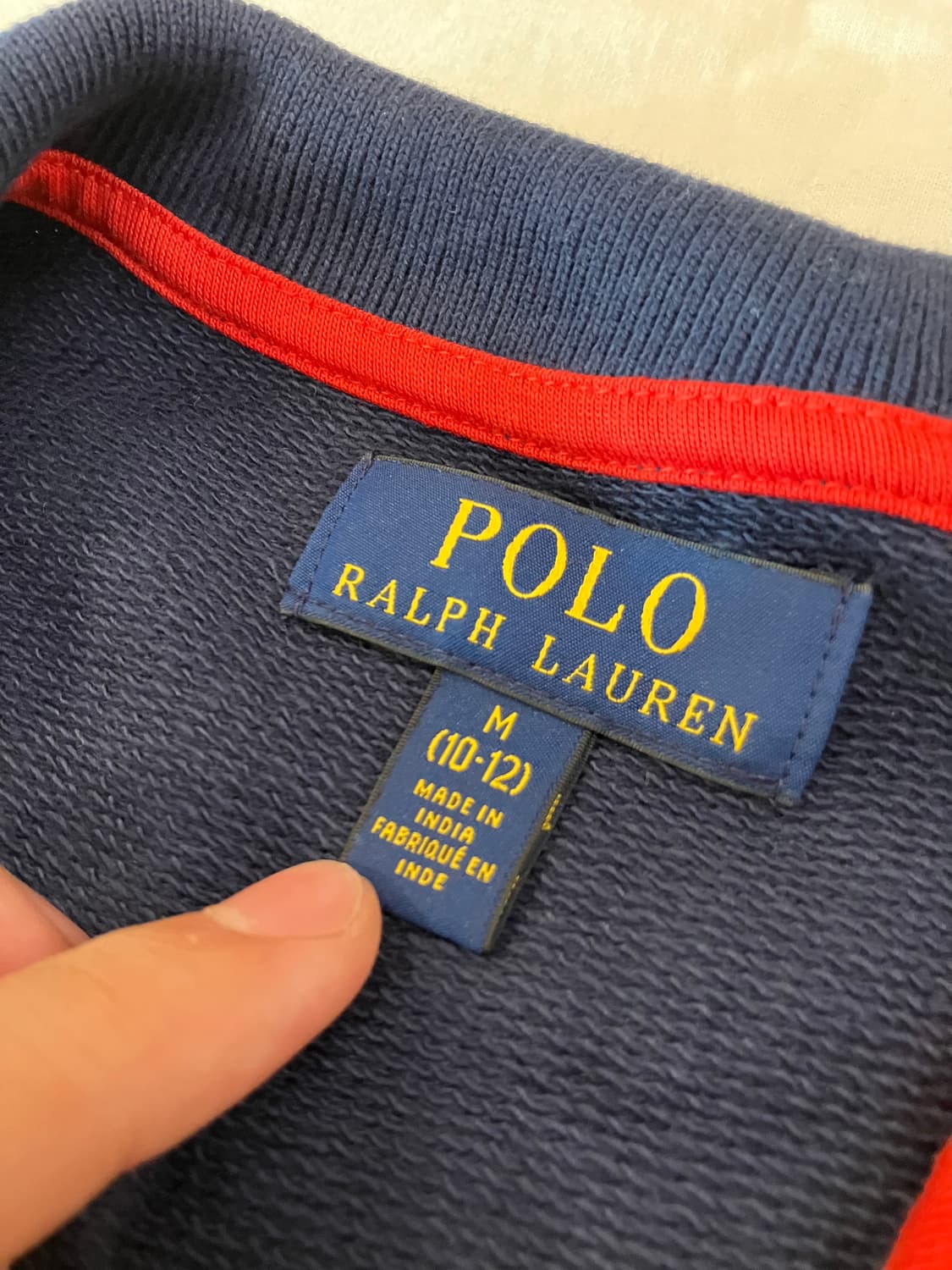 폴로 빅포니 USA 성조기 집업 져지 네이비 상품이미지4