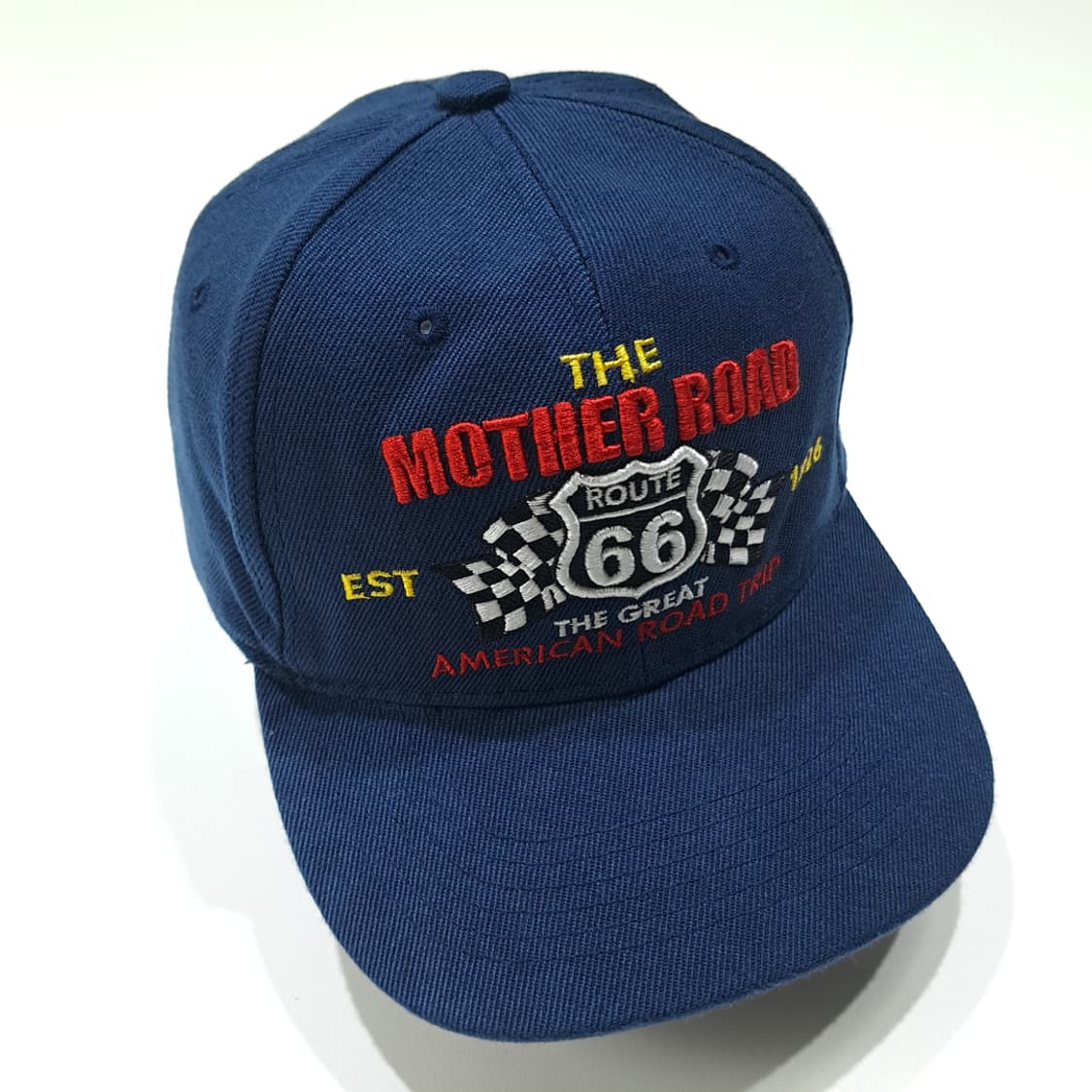GOLDEN LION 마더 로드 루트 66 자수 네이비 볼캡 P2054 상품이미지2