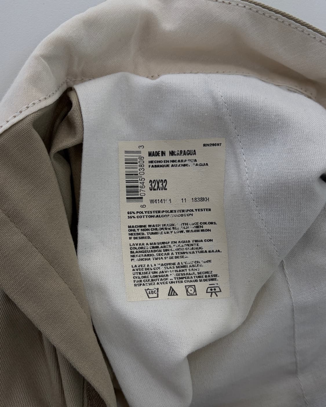 [30인치]디키즈 90s 오리지널 투턱 치노 워크 팬츠 상품이미지7