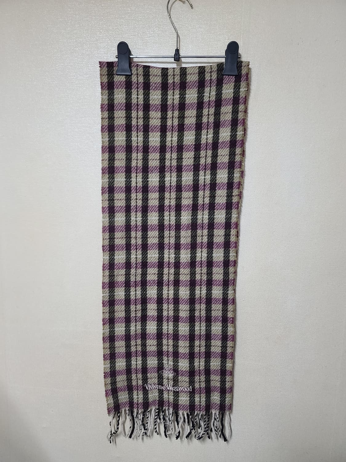 비비안웨스트우드 캐시미어 혼방 머플러 상품이미지1