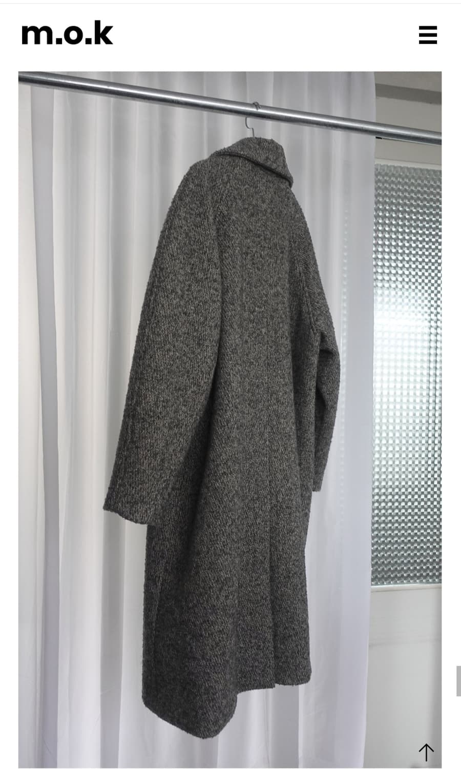 MOK모크 그레인 레글런 코트 상품이미지10