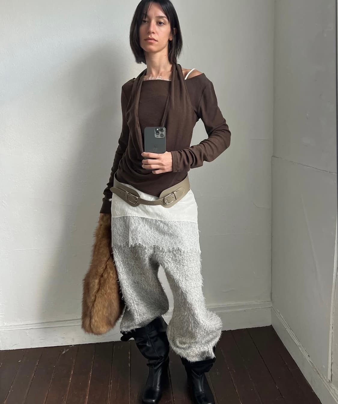 세릭 CERRIC 레이어드 홀터넥 탑 상품이미지4