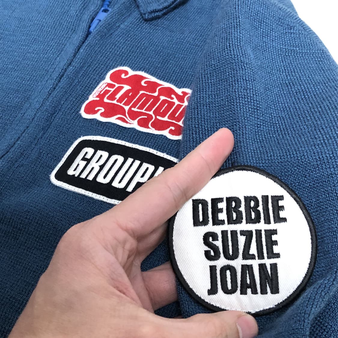 (F) 새상품 히스테릭 글래머 그루피 집업 니트 카페레이서 자켓 상품이미지7