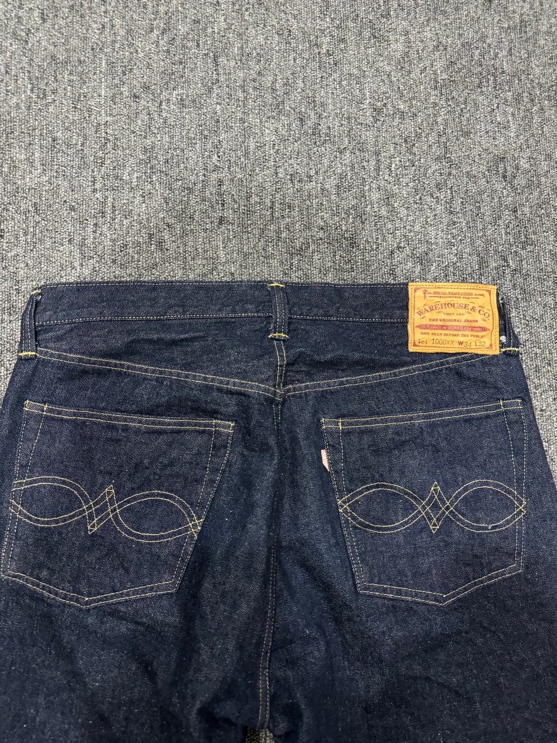 1회착용) 웨어하우스 DSB 1000xx 데드스탁블루 원워시 데님 34 상품이미지8