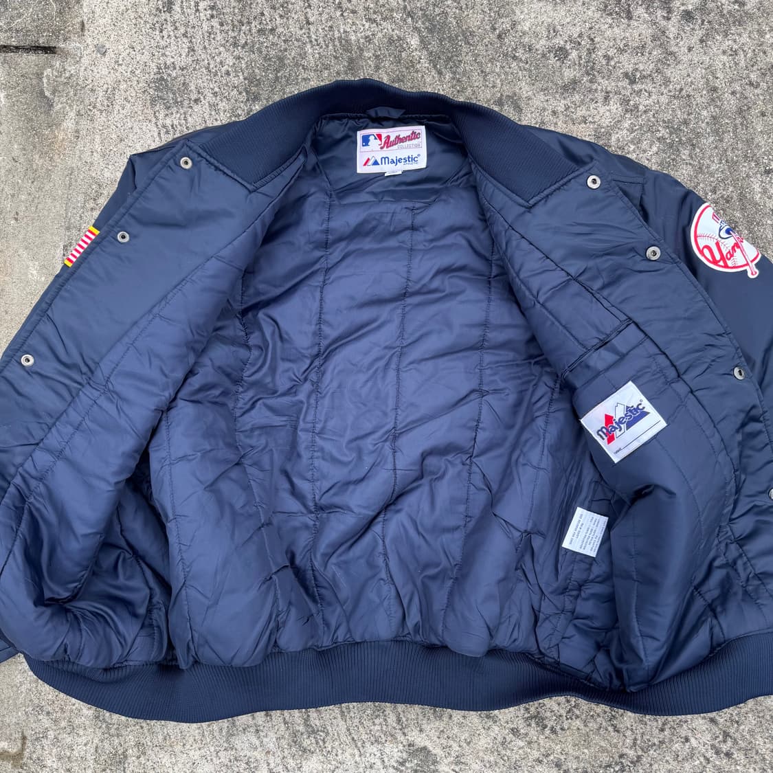 [XL~XXL] 마제스틱 뉴욕양키즈 스타장 바시티자켓 상품이미지3