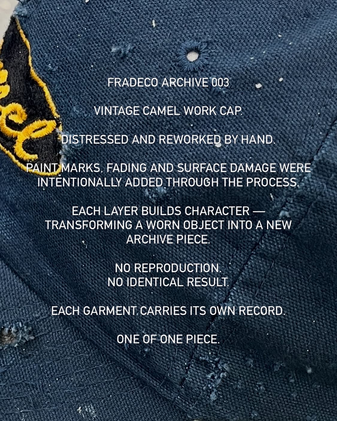 Vintage Camel Work Cap 상품이미지3