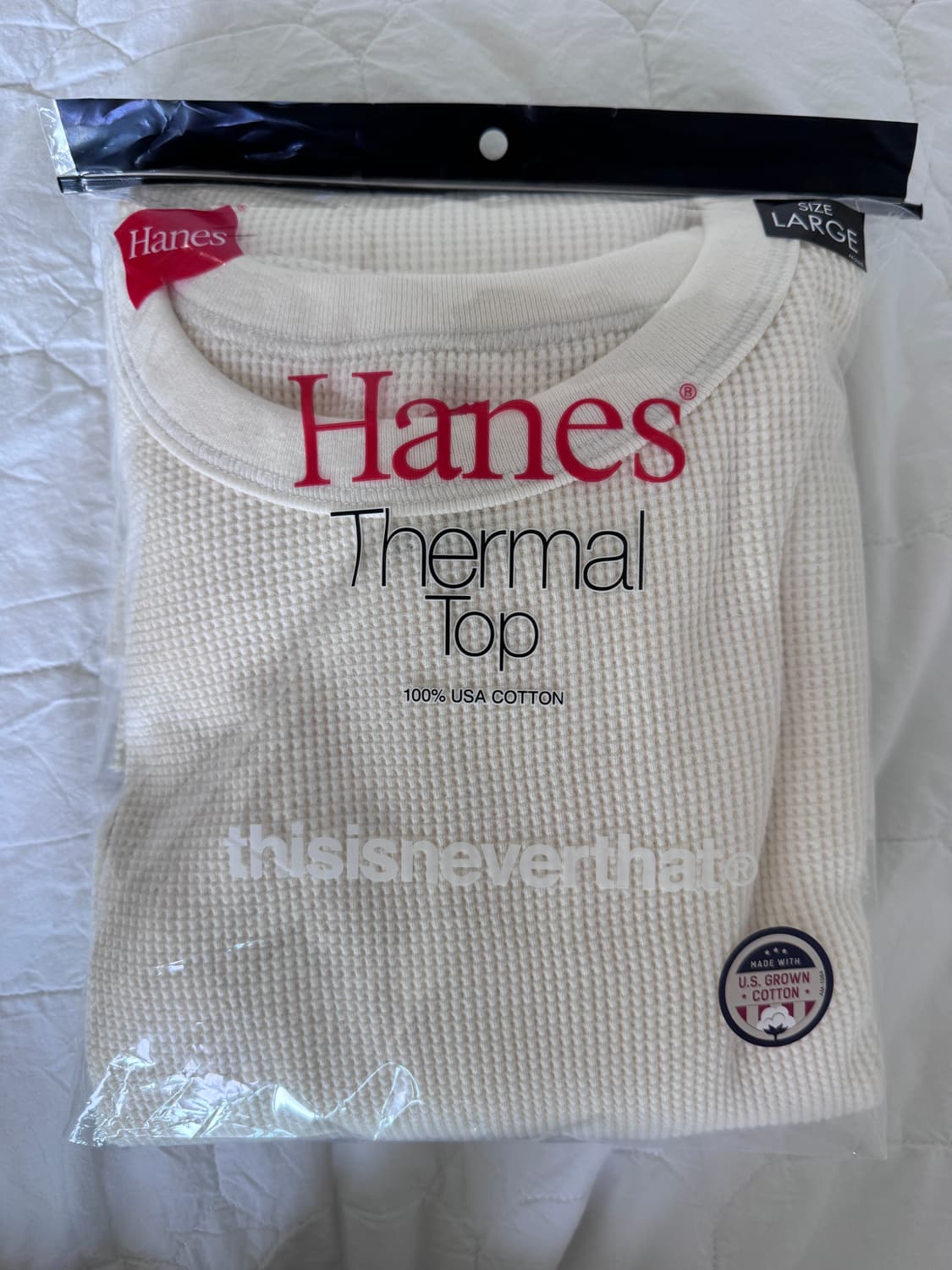 헤인즈 써멀 탑 와플 디네뎃 콜라보 상품이미지2