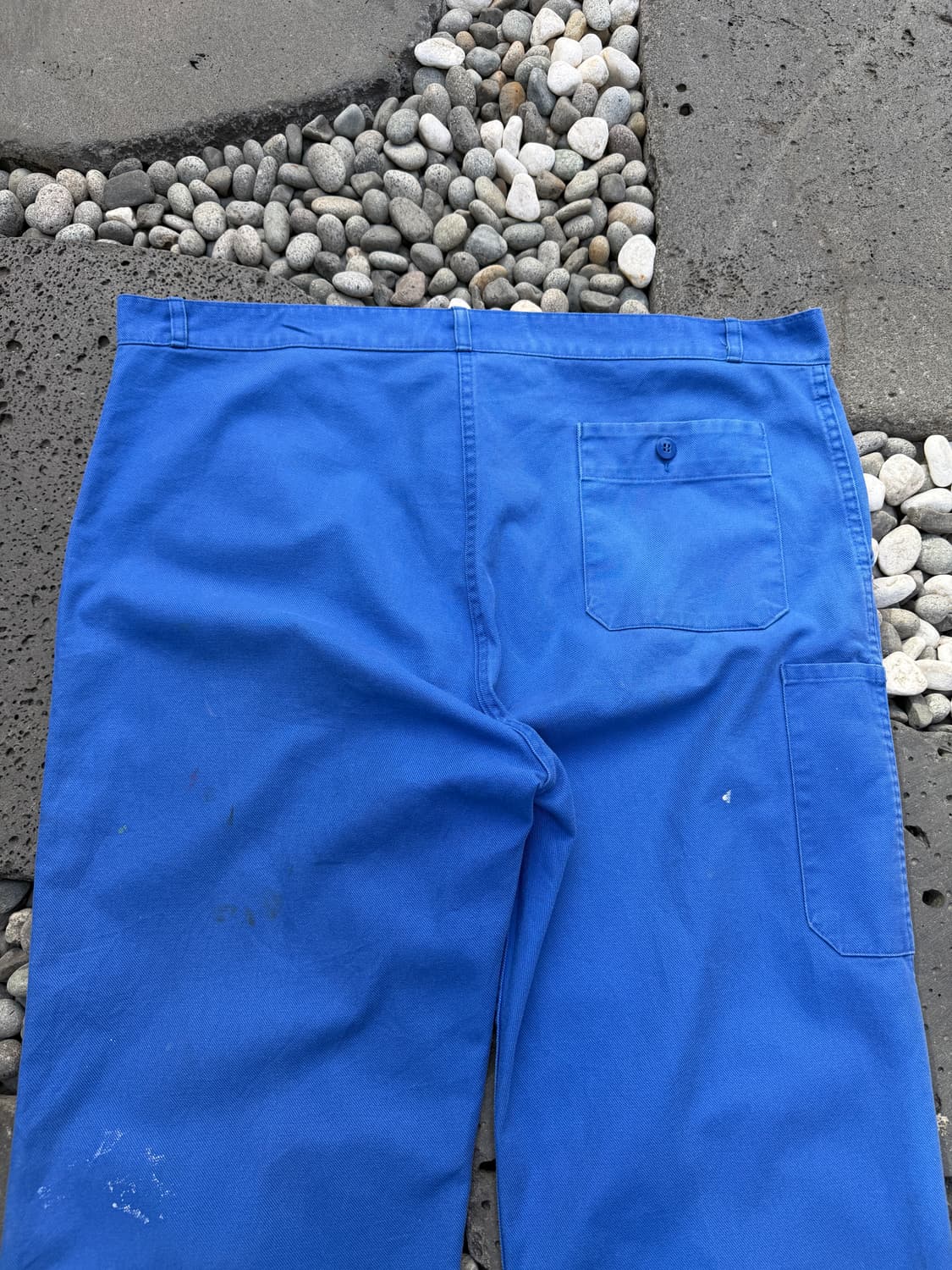 1970s FADED WASHED BLUE 빈티지 프렌치 워크팬츠 상품이미지9