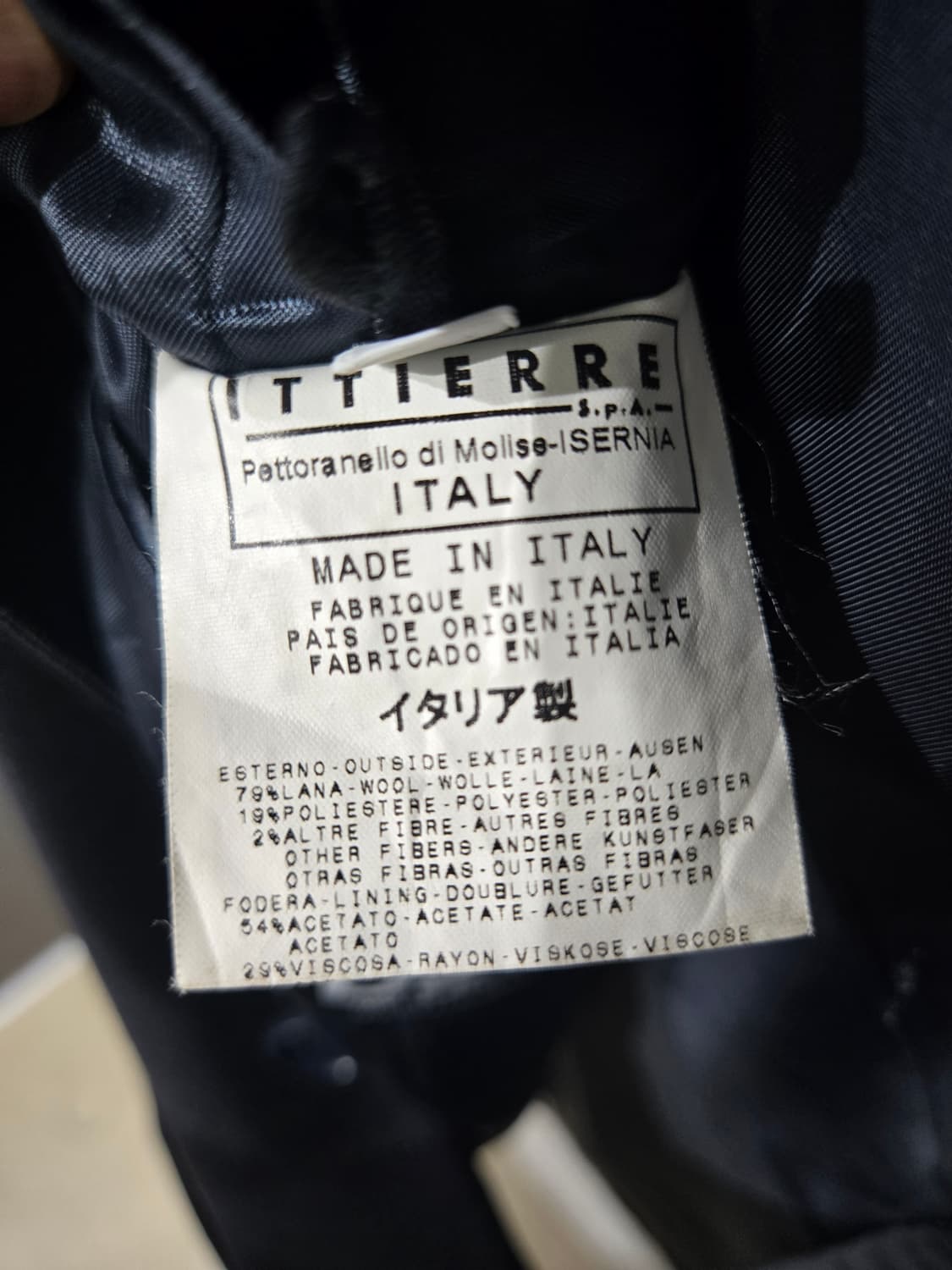 돌체앤가바나 네이비 남성 정장 자켓 상품이미지7