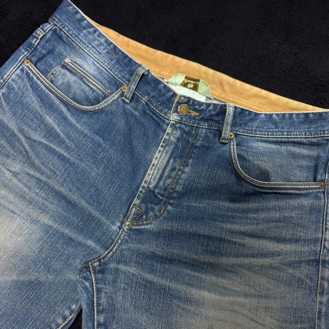 36 바스통 BASTONG 701 워싱 데님팬츠 상품이미지3