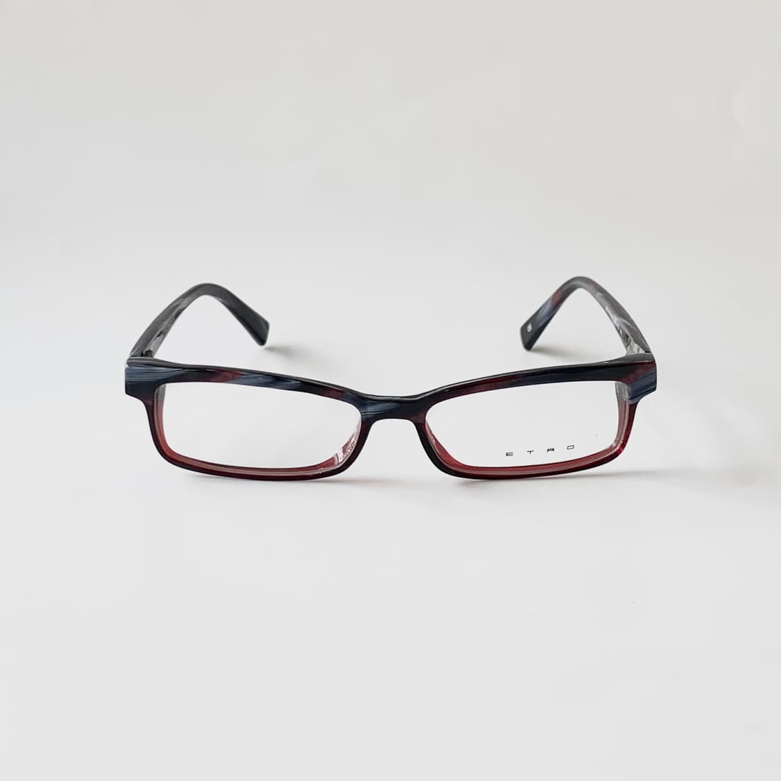 855 에트로 데드스탁 빈티지 슬림 사각 뿔테 멀티컬러 픽키안경 상품이미지2