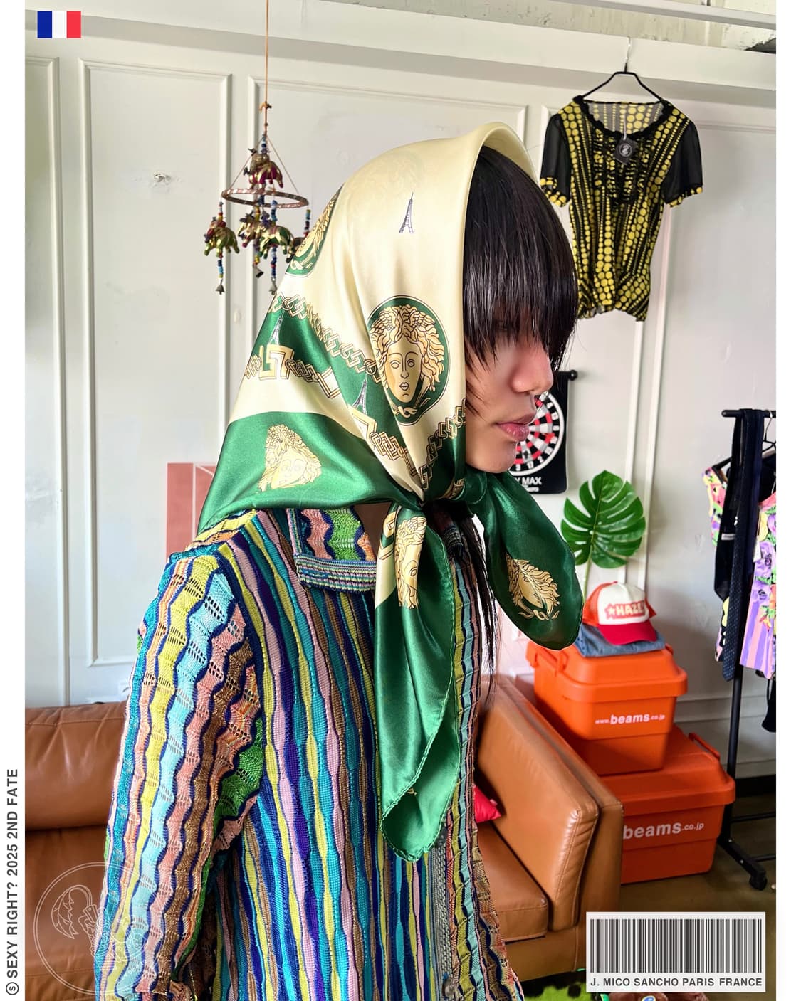 J. MICO SANCHO Paris Old Medusa Scarf 상품이미지1