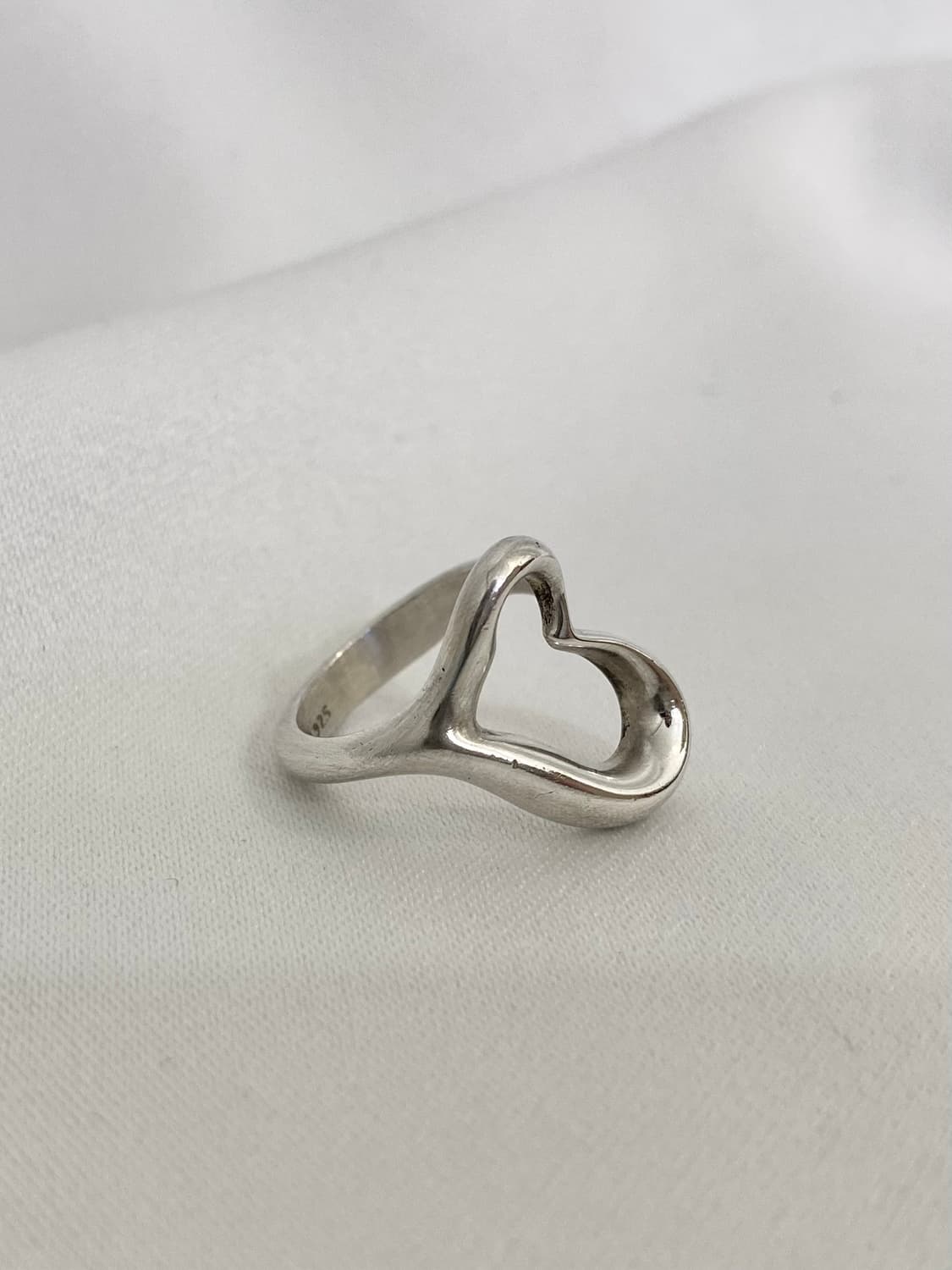 Tiffany&Co heart 925silver rin 상품이미지3