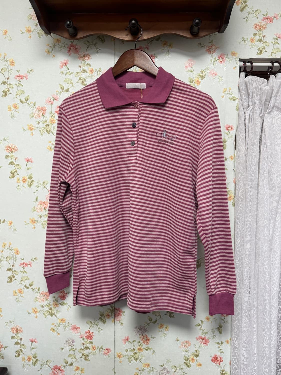 핑크 스트라이프 카라티 상품이미지1